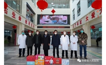 标题：县政协主席郭玉广看望慰问我院医务人员
浏览次数：17591
发布时间：2023-01-20